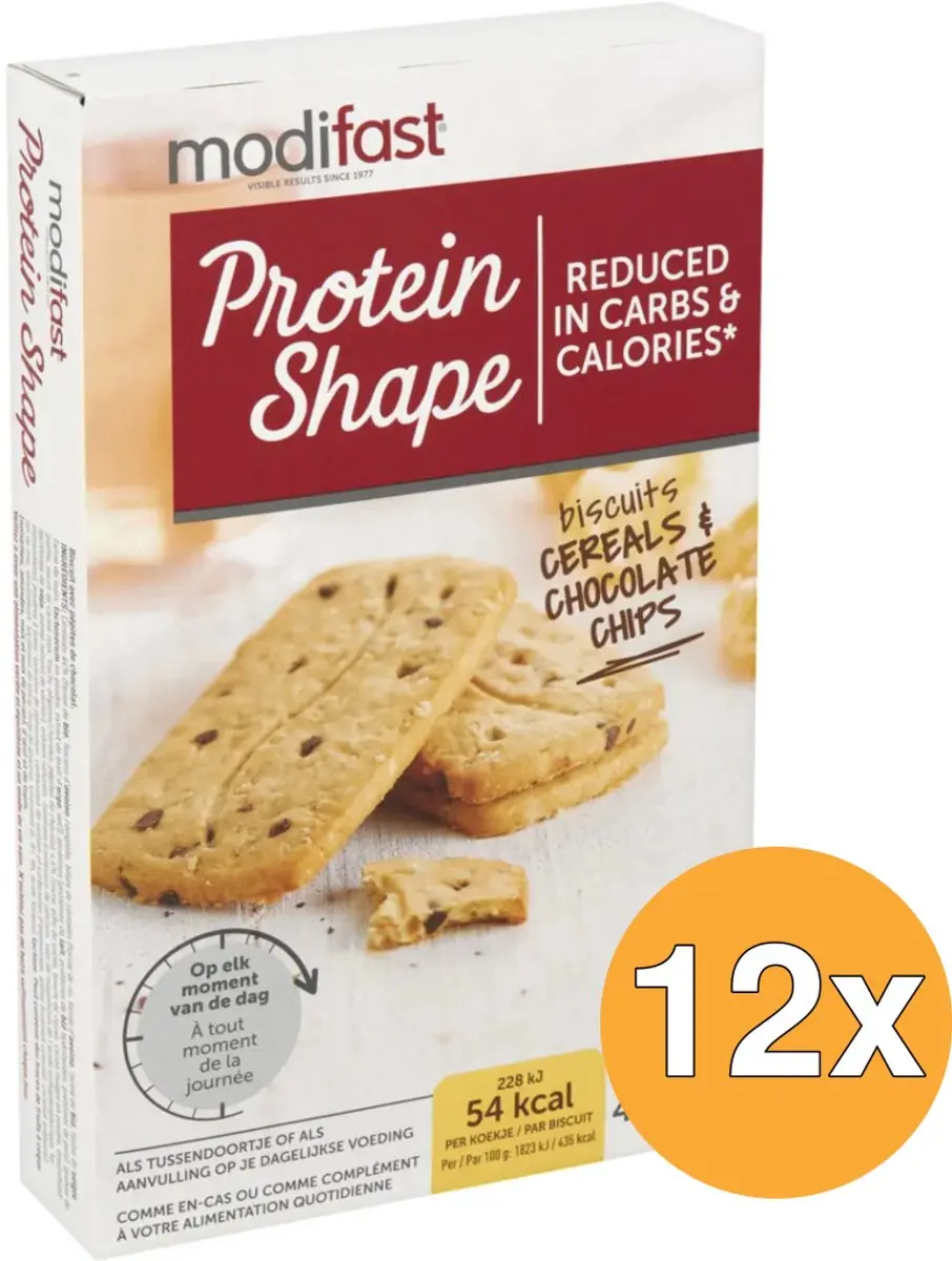Modifast Protein Shape Koekjes 200g - 12 Stuks