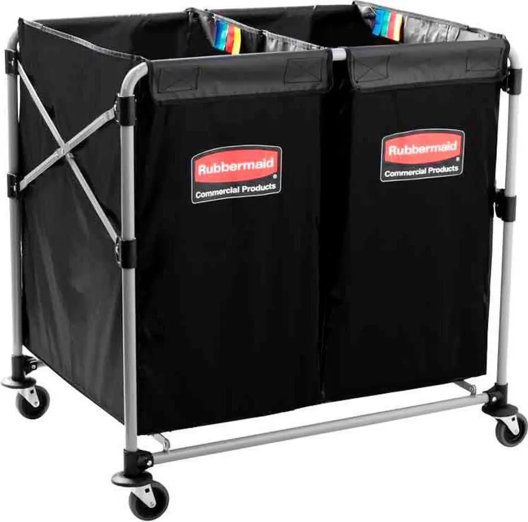 Rubbermaid X-Cart Linnenwagen 1871644 - 300L - Zwart