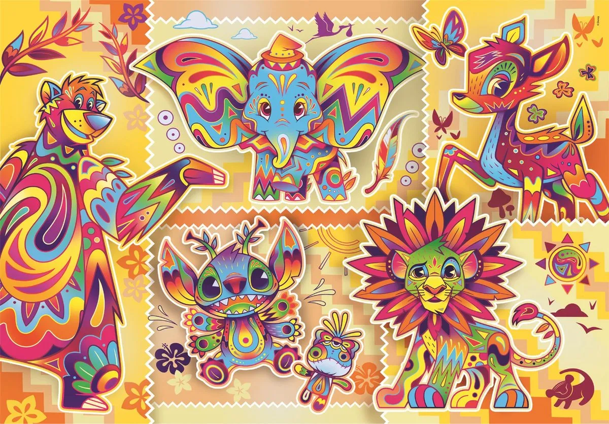 Clementoni Disney Classic Puzzel 1000 Stuks - Multi Kleur