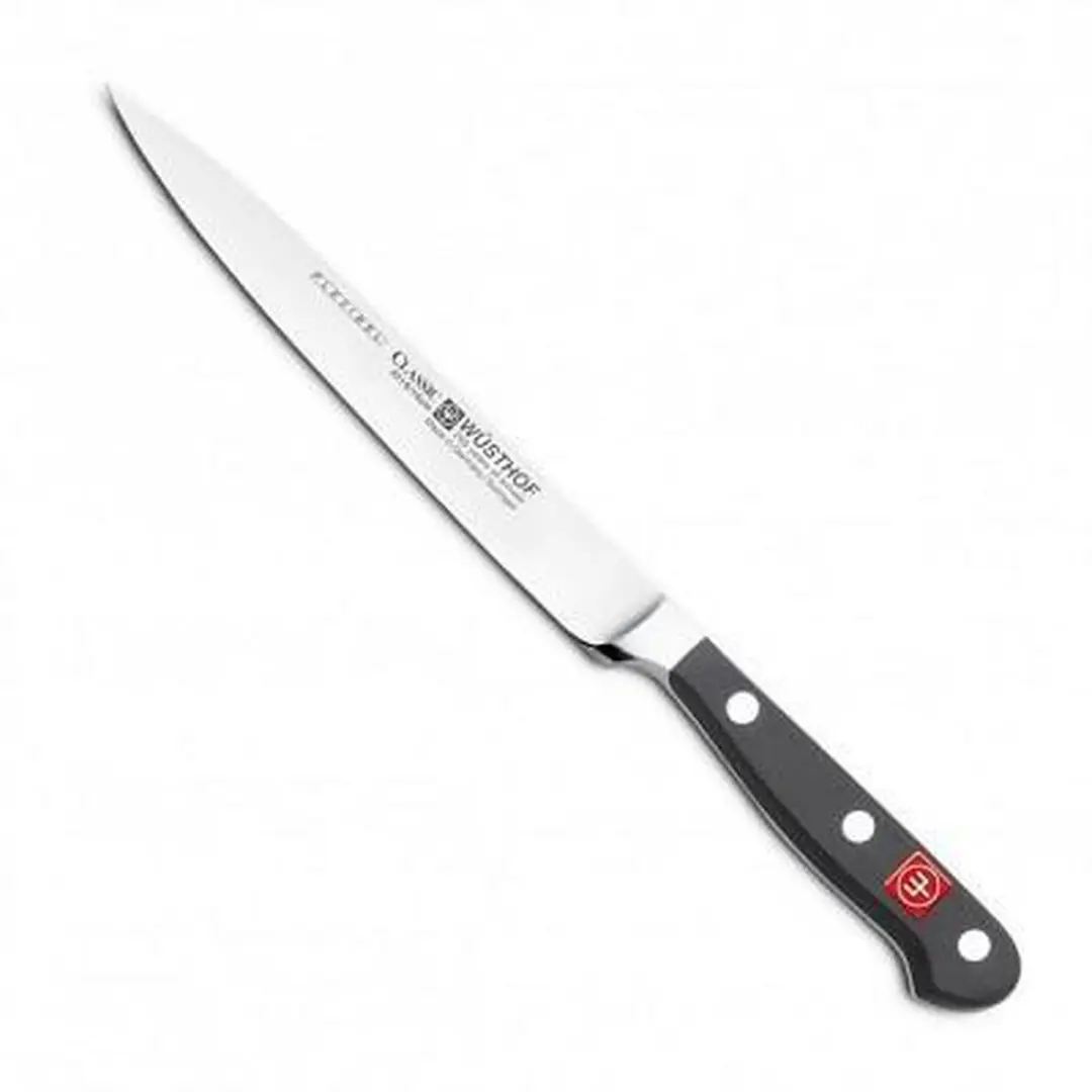 Wusthof Visfileermes Classic 16cm - Zwart