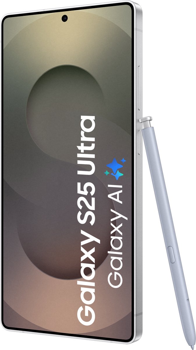 Samsung Galaxy S25 Ultra 5G - 512GB - Titanium White Silver + 1 jaar extra garantie