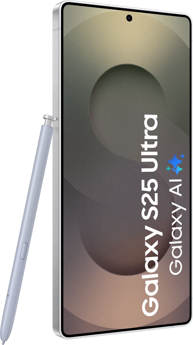 Samsung Galaxy S25 Ultra 5G - 512GB - Titanium White Silver + 1 jaar extra garantie