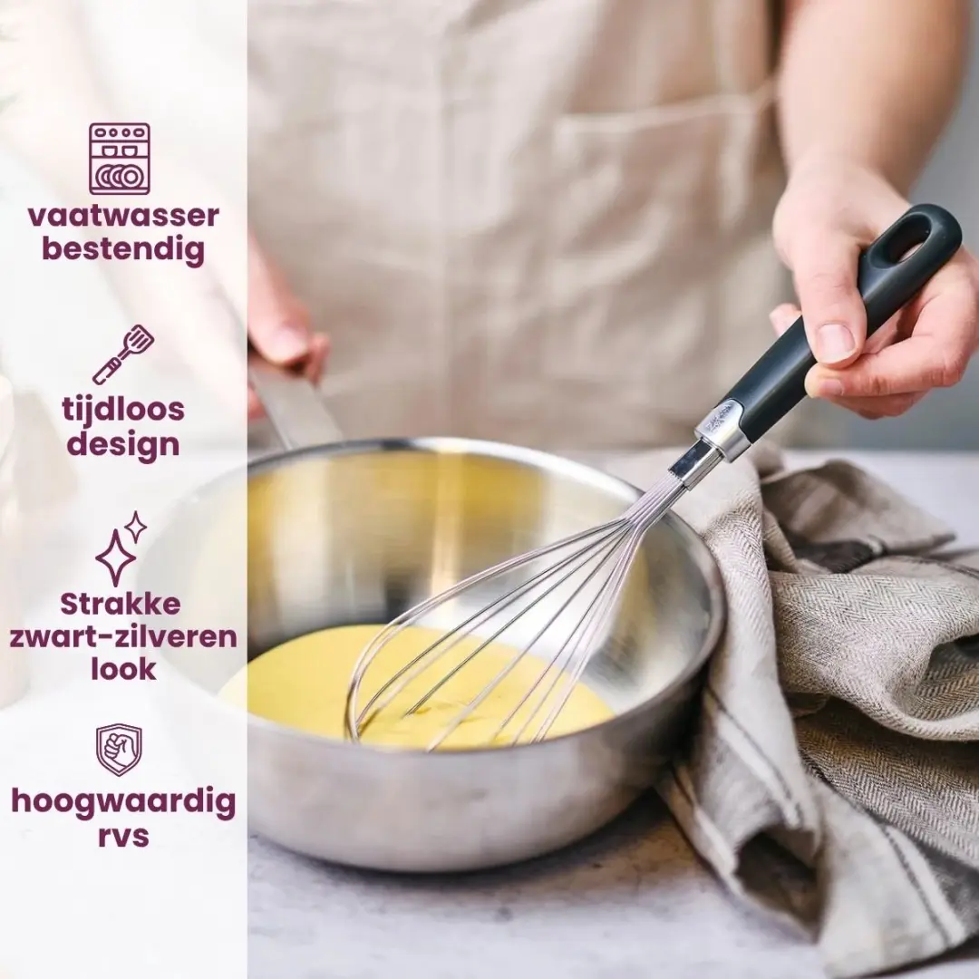 Cosy&Trendy Deegschraper Delish - Zwart RVS