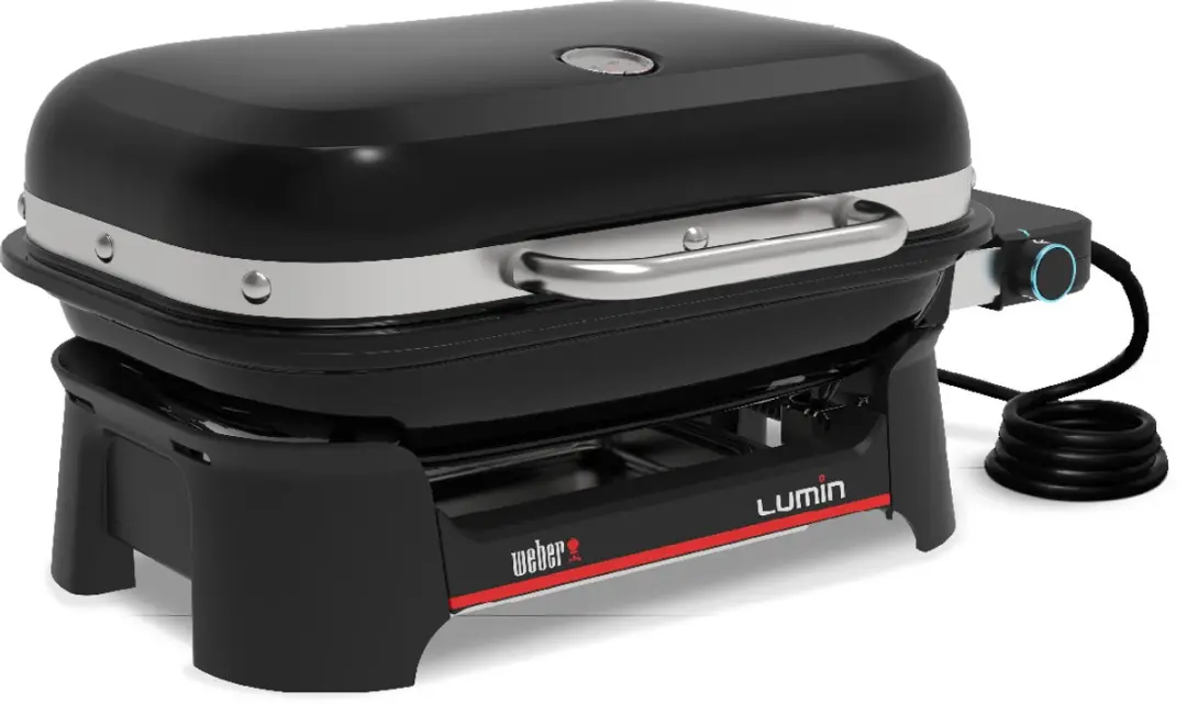 Weber Lumin Compact Elektrische Barbecue - 6 Hamburgers - Zwart