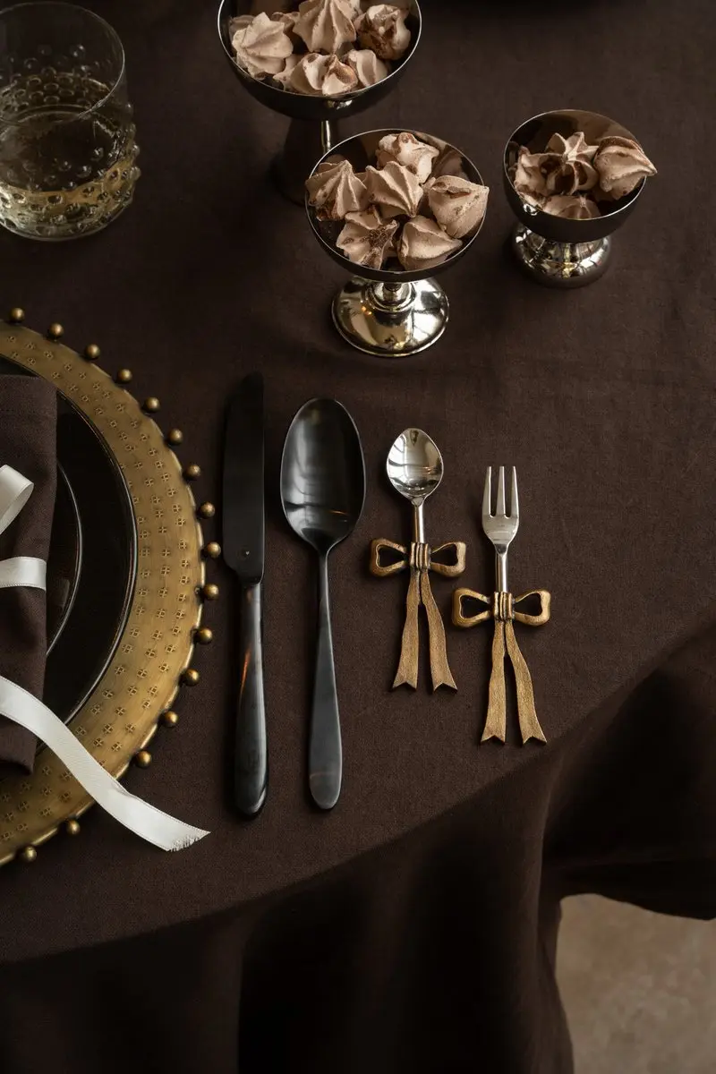 vtwonen Taartvorkjes Goud 14cm - Set van 4
