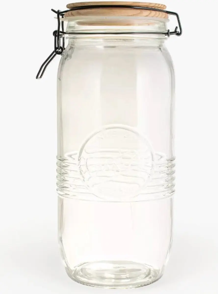 Gusta Voorraadpot KNUT Glas 2L - Transparant