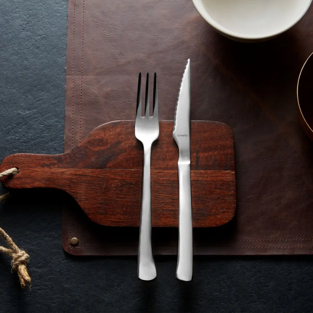 Amefa Steakvorken 6-delig - Zilver