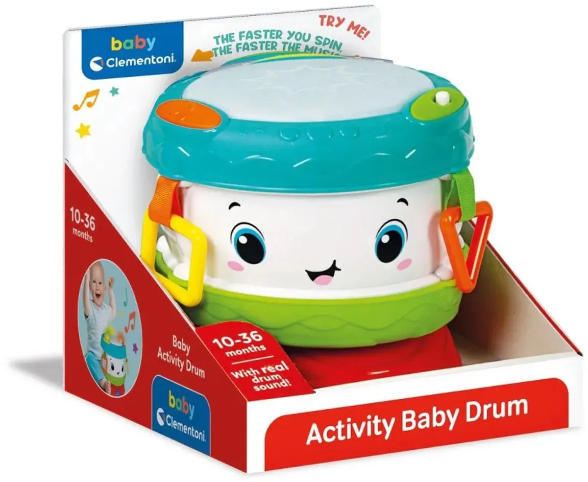 Clementoni Baby Activiteitentrommel 17409 - Multi Kleur