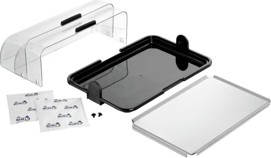 Bartscher SW10KP Buffetvitrine - Zwart