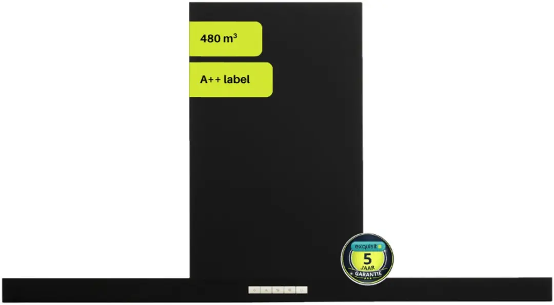 Exquisit FKH92-3BL Schouwkap 90cm