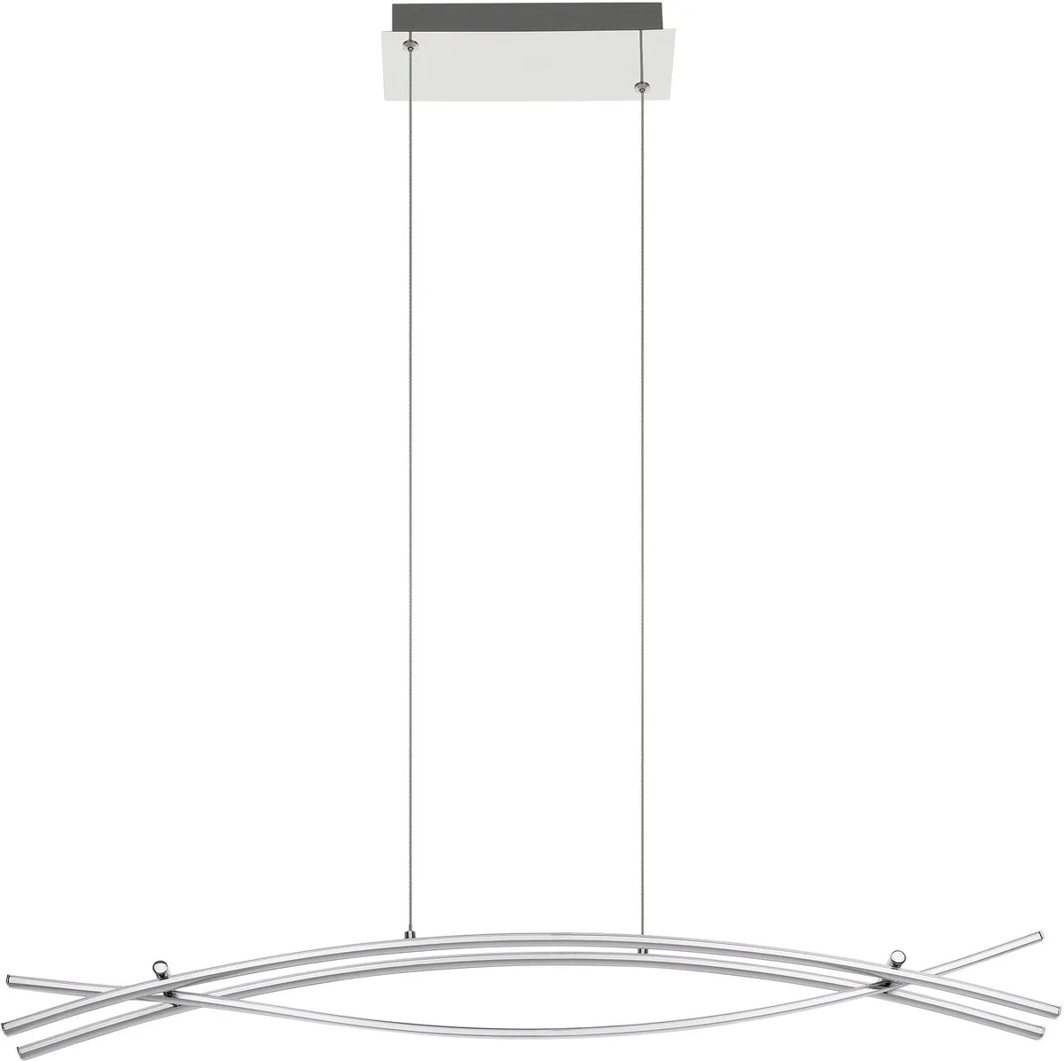 Eglo Nevado Hanglamp LED 90cm - Chroom/Wit