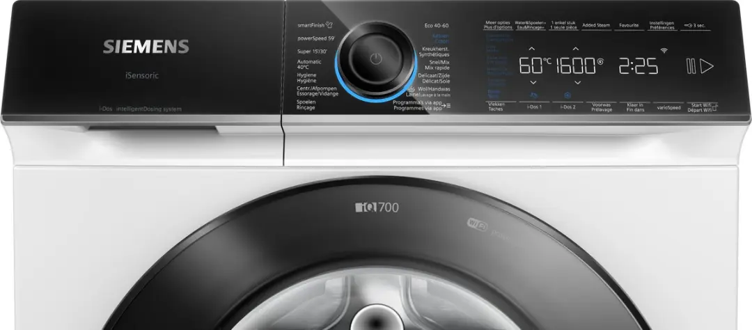Siemens iQ700 WG56B2ABFG Wasmachine 10kg - 1600rpm - Wit