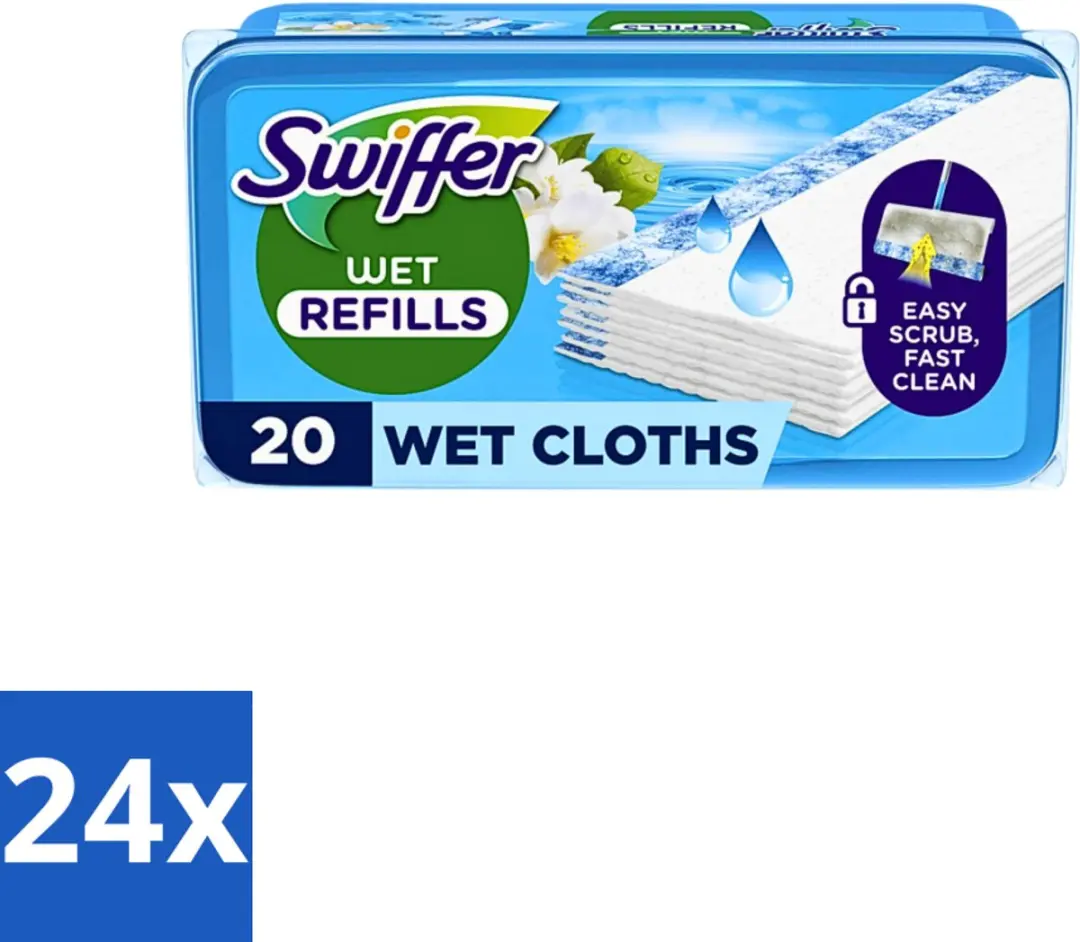 Swiffer Wet Vloerdoekjes Navulling PG722695