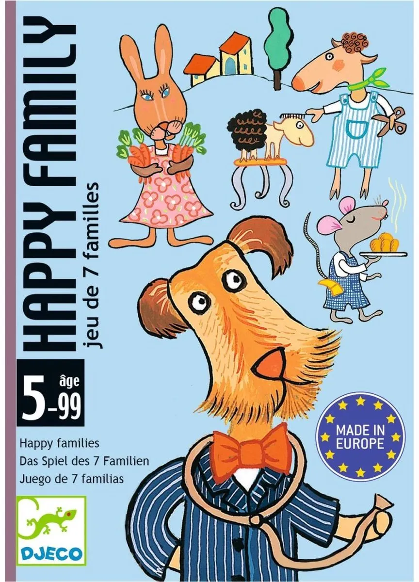 Djeco Happy Family Kaartspel DJ05115 - 2-5 spelers