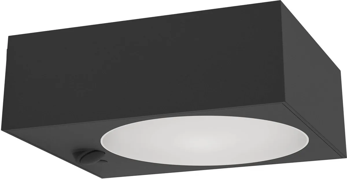 Eglo Darfano Wandlamp Buiten Sensor Zwart