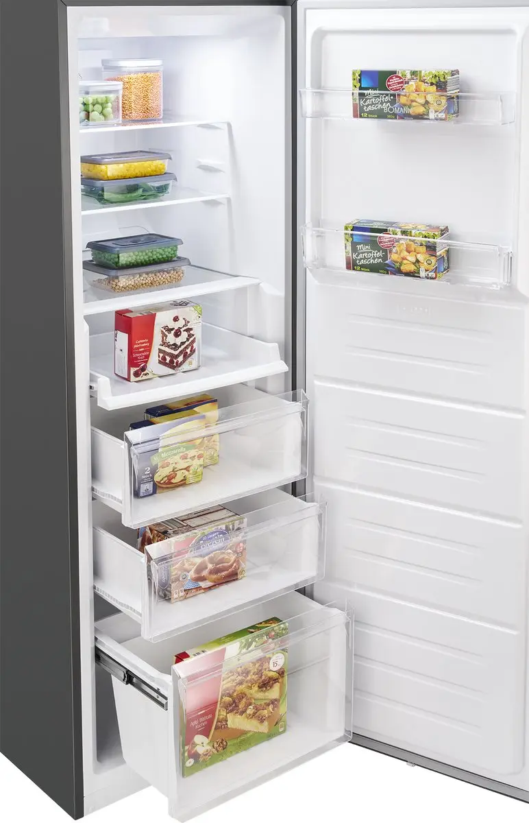 Bomann GS 7371 Vrijstaande Vriezer 274L - No Frost - Donker Inox