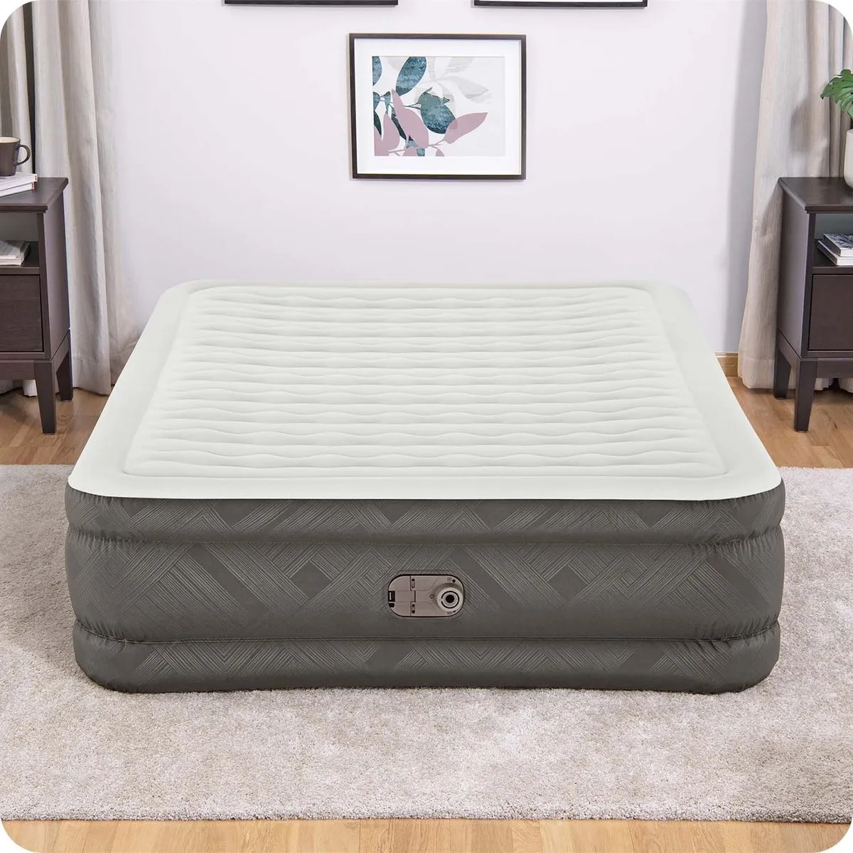 Bestway Fortech Tough Guard Luchtbed Queen 46cm - Beige