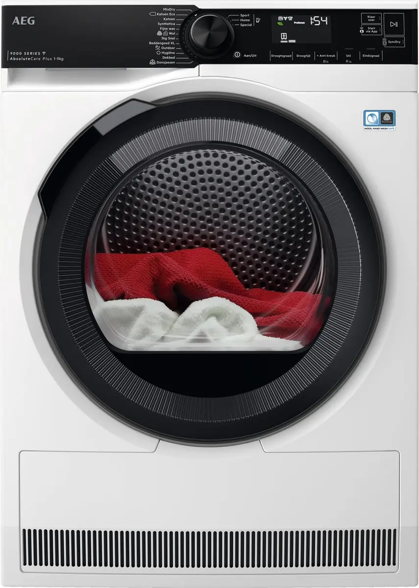 AEG TR969M6C EcoLine 9000 Warmtepomp Droger 9 kg