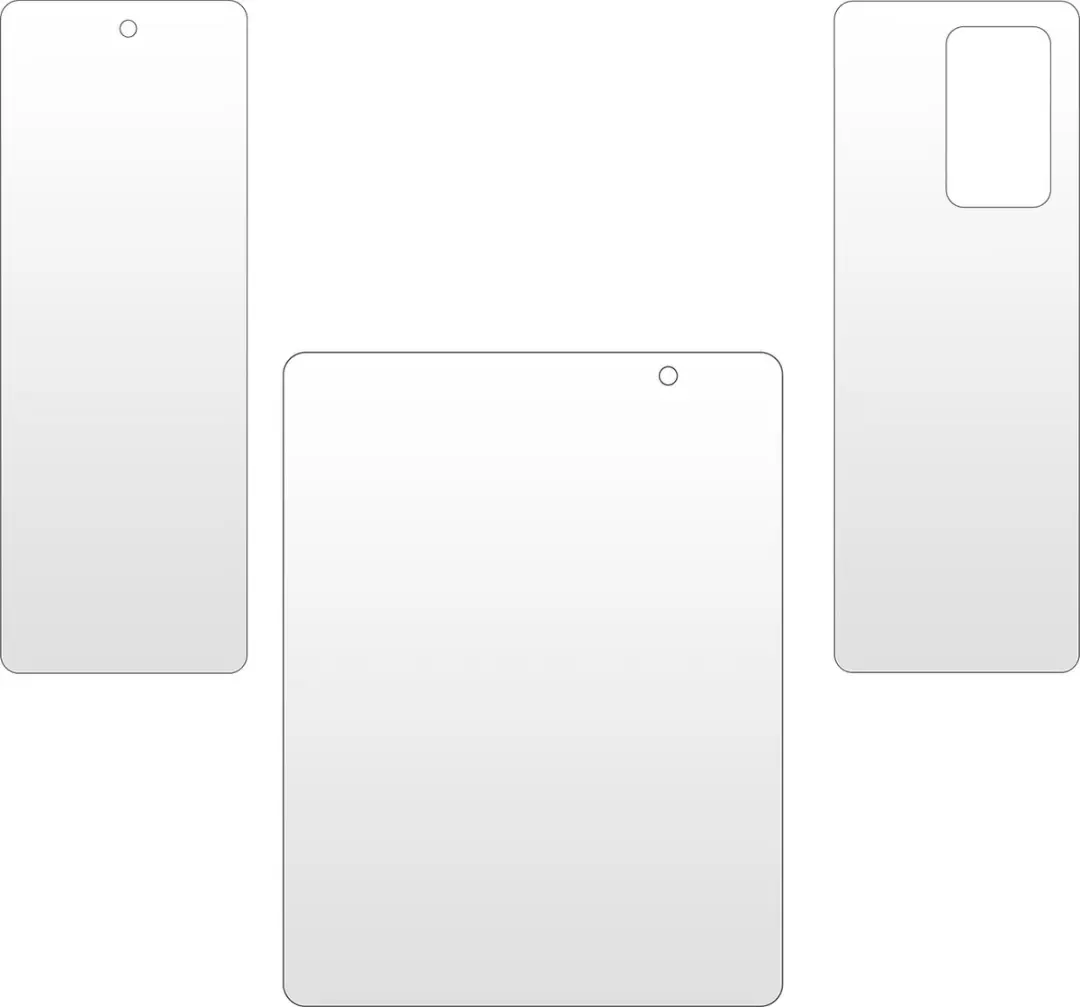 Imak Hydrogel Screenprotectors Z Fold 2 - 3 Stuks