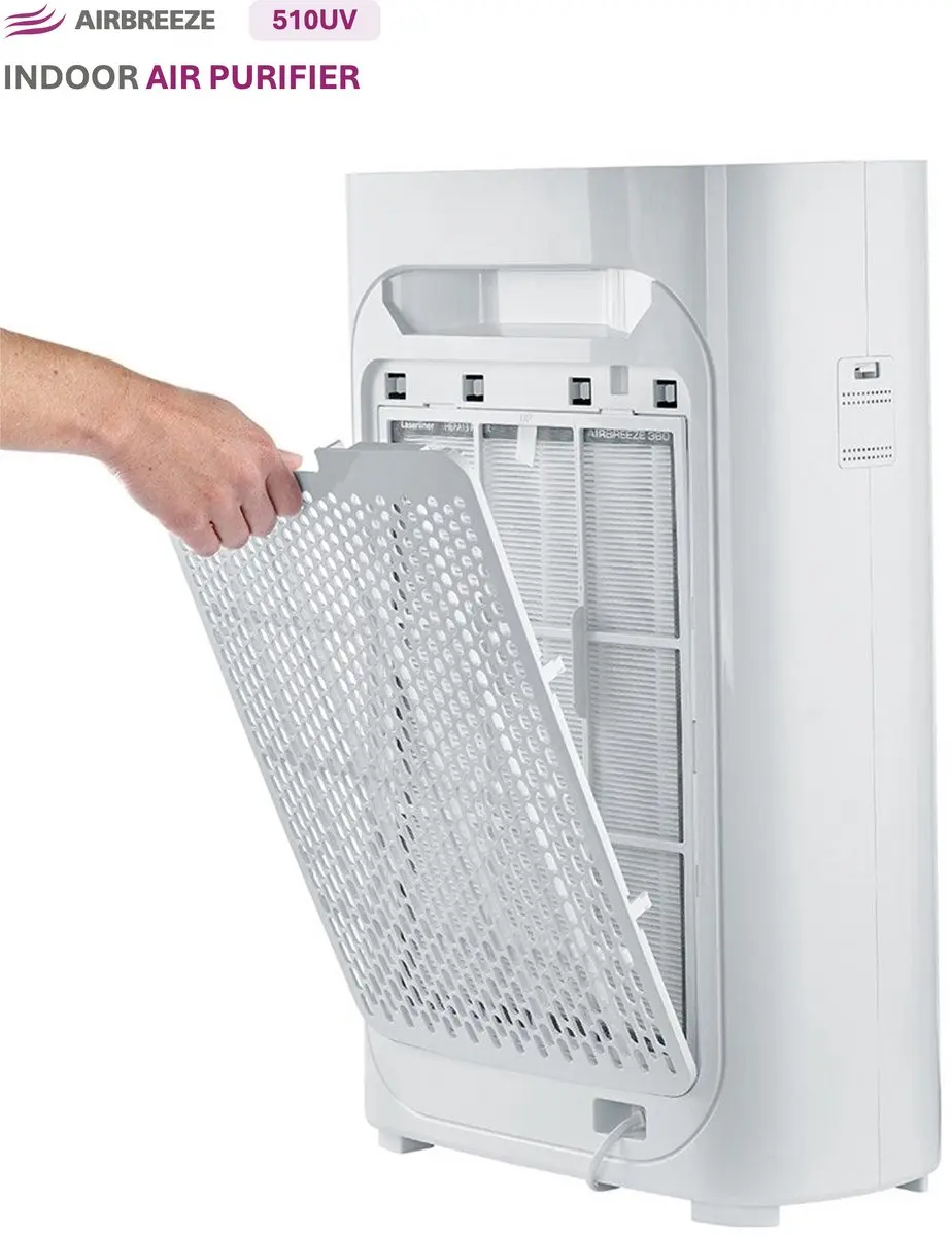 Laserliner AirBreeze 510UV UV Luchtreiniger 510m³/h - Wit