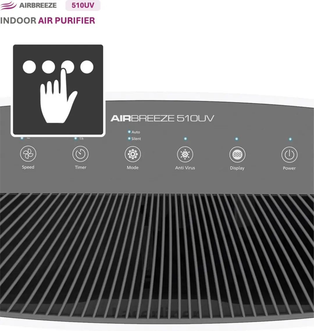 Laserliner AirBreeze 510UV UV Luchtreiniger 510m³/h - Wit - afbeelding 6 van 6
