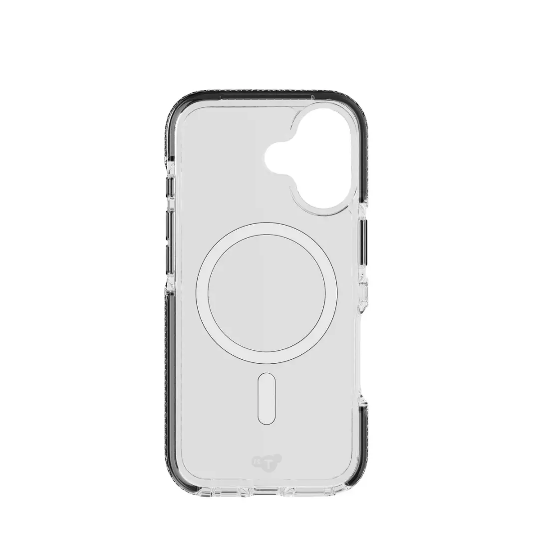 Tech21 Evo Crystal iPhone 17 Hoesje - Schokbestendig - MagSafe - T21-11304 - Transparant/Zwart - afbeelding 6 van 6