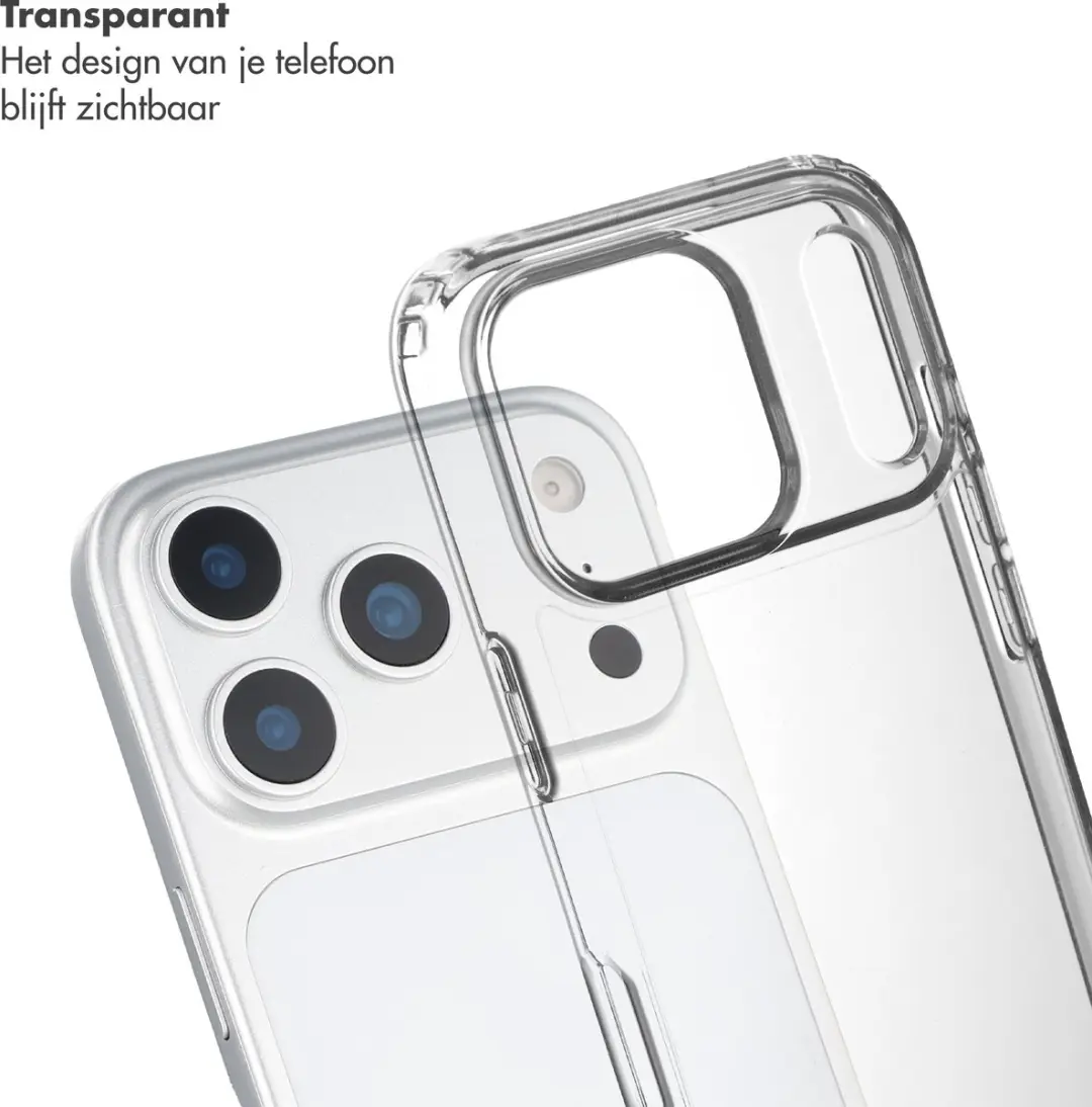 Selencia Hoesje iPhone 17 Pro Zilver - SH00099557