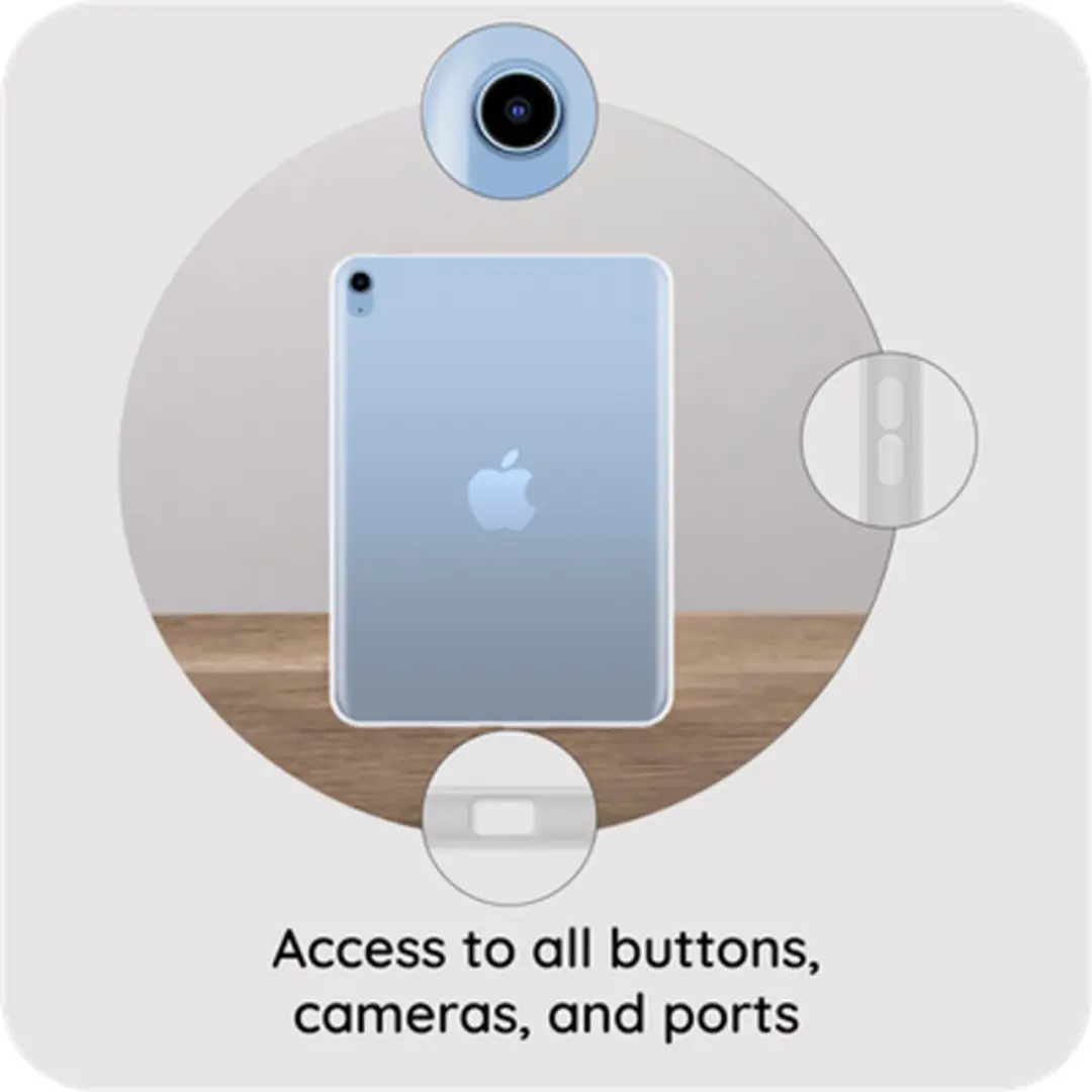 Just in Case TAP2733KL0X iPad Hoes - Transparant