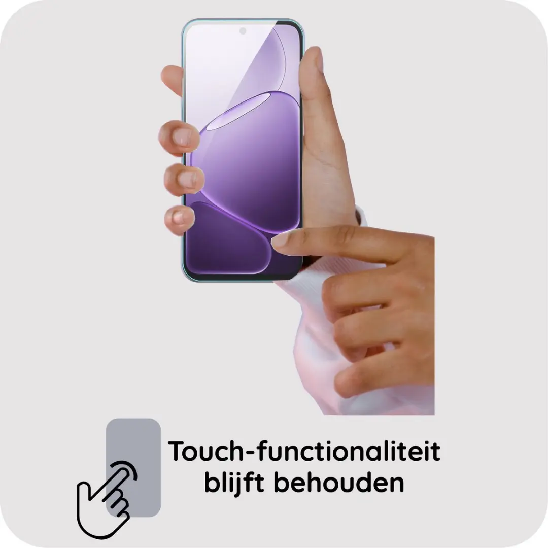 Just in Case Screenprotector Oppo A6X 5G - Gehard Glas