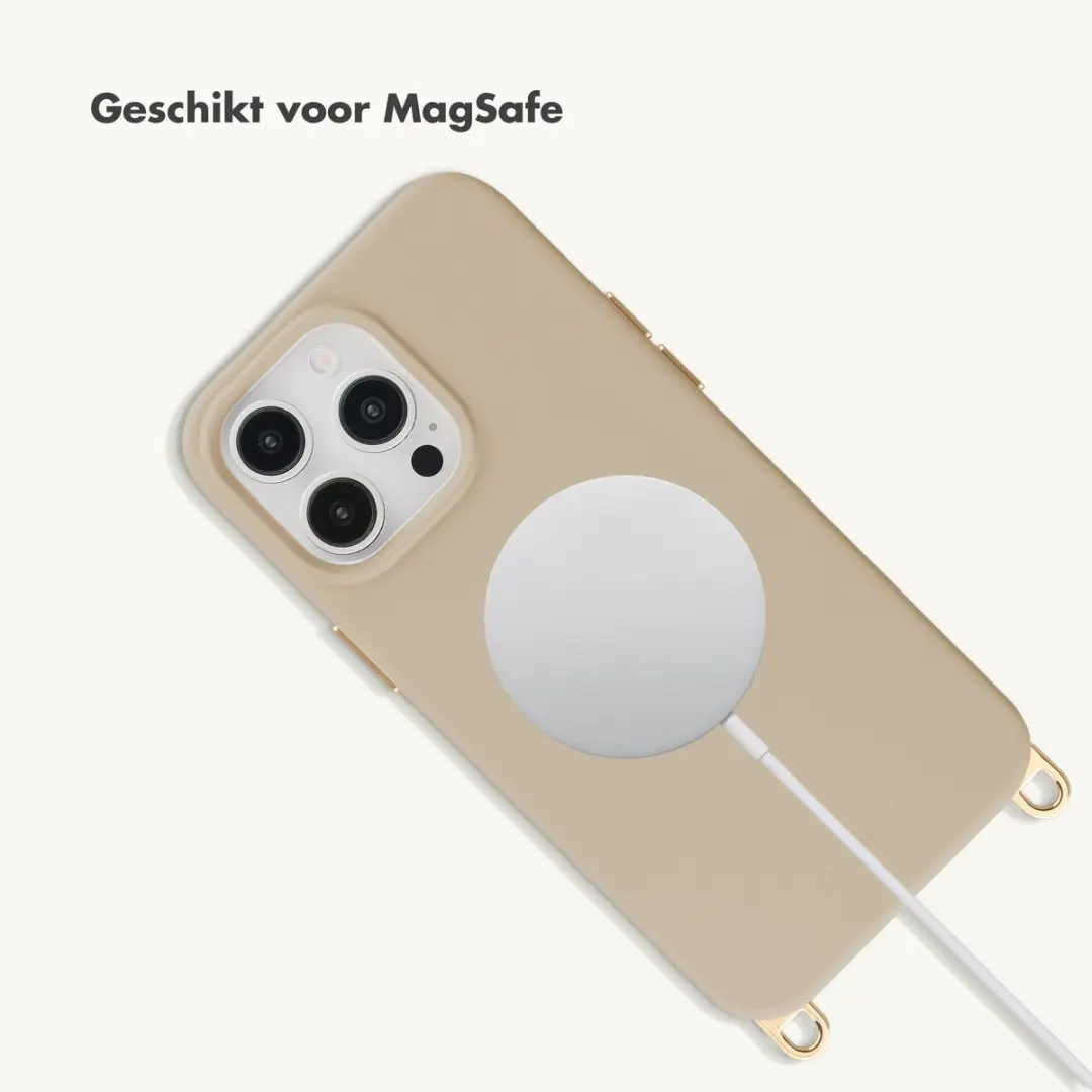 Selencia Hoesje iPhone 13 Pro Rivièra - Milky Latte