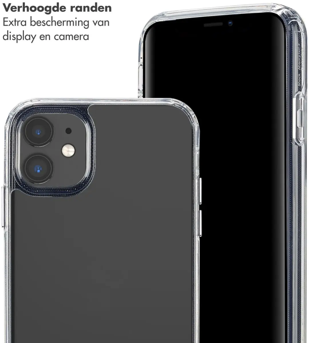 Selencia Transparant Hoesje iPhone 11 - Bruin