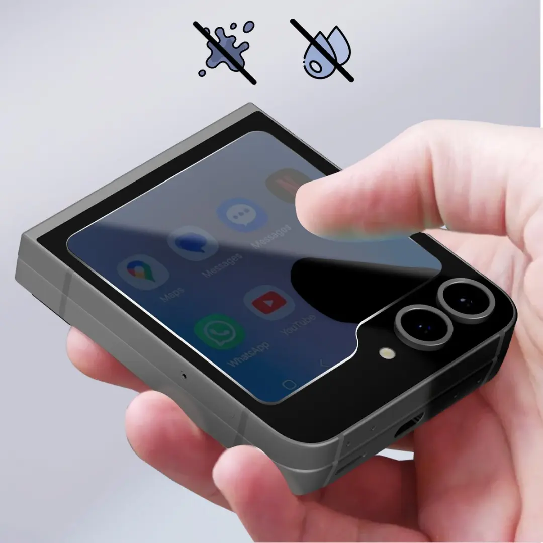 Imak Screenprotector Galaxy Z Flip 6 Extern Zwart - PROT-IMK-EXT-F741
