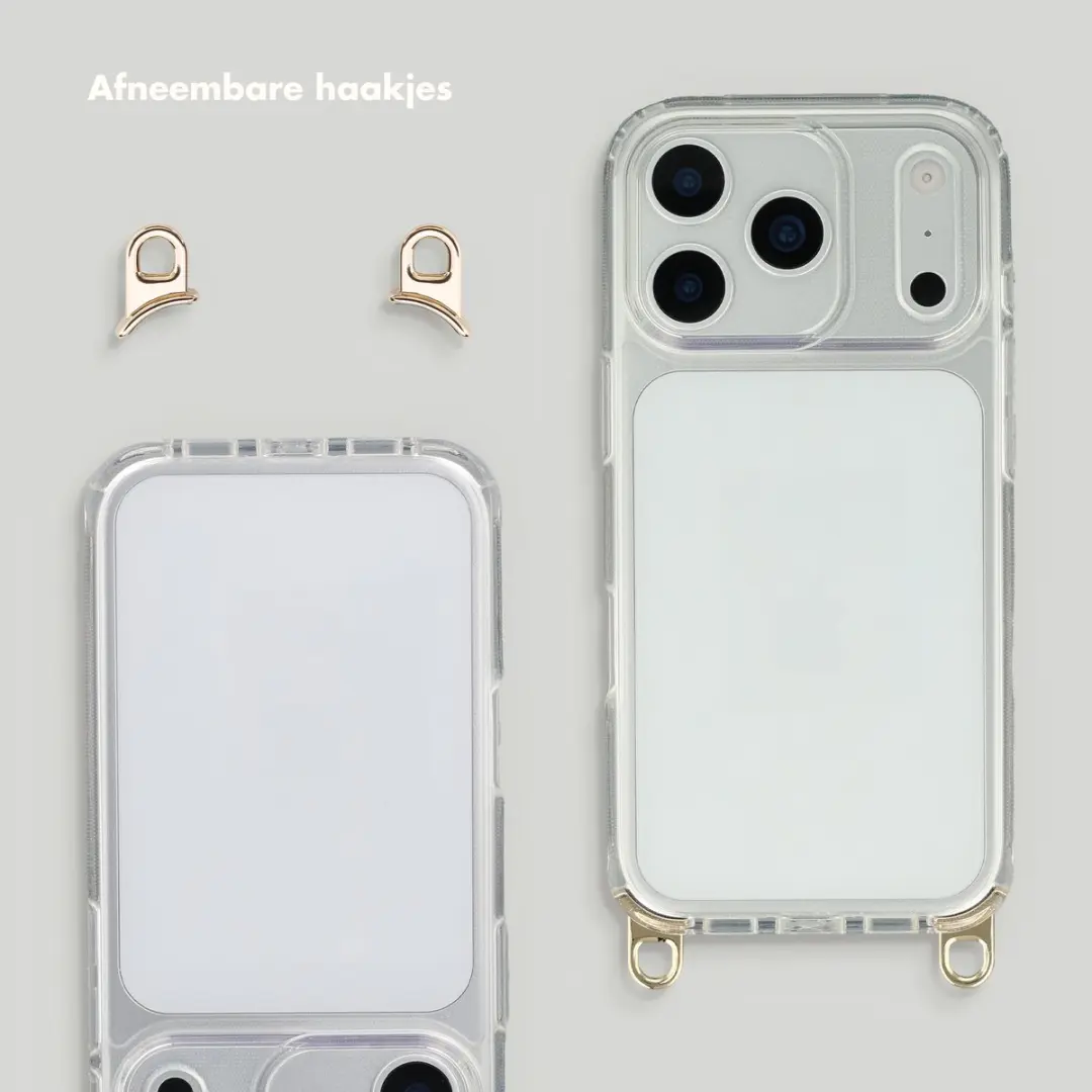 Selencia Hoesje iPhone 17 Pro Max - Goud
