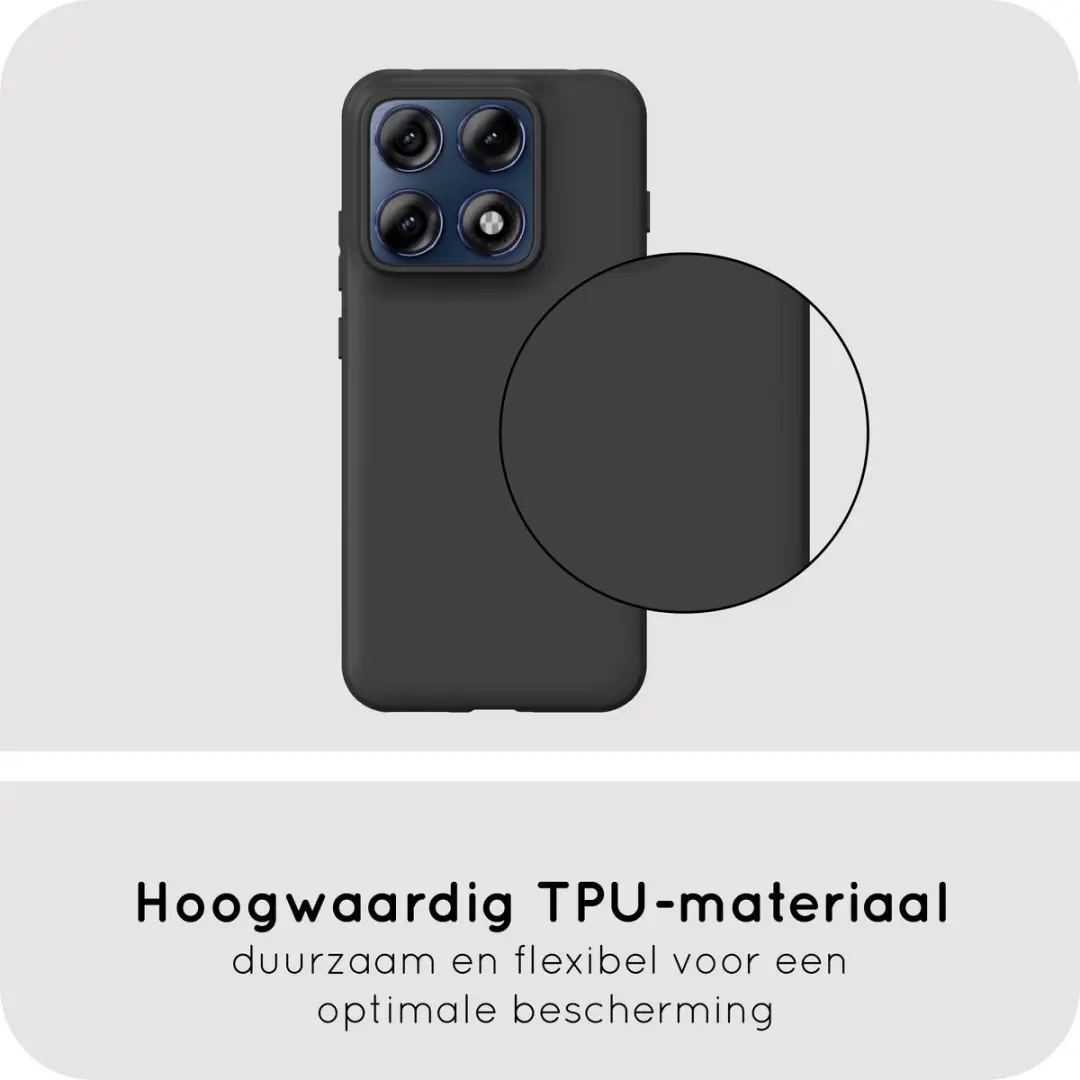 Just in Case Motorola Edge 70 Pro Hoesje Siliconen MMT2911KL1 - Zwart