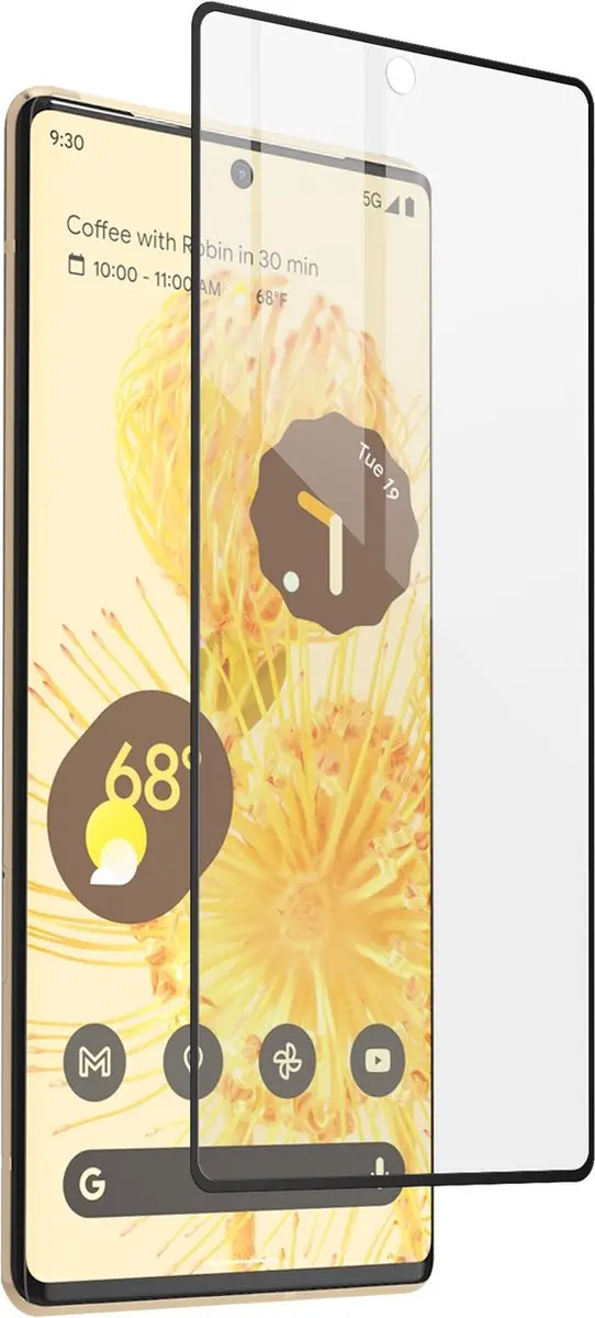 Imak Tempered Glass Screenprotector Google Pixel 6 Pro - Zwart