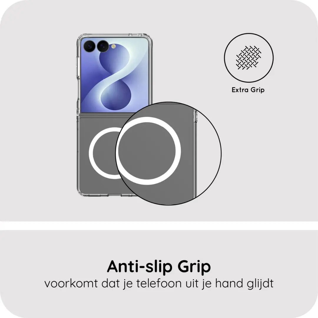 Just in Case Hoesje MSA2933AE0M - Samsung Galaxy Z Flip8 - Transparant