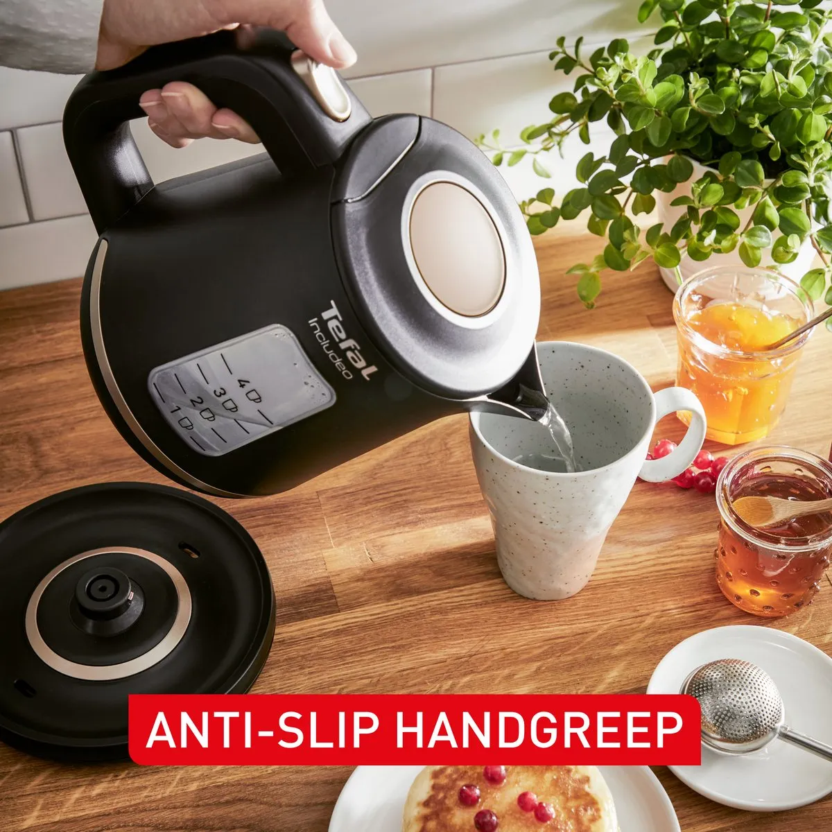 Tefal Includeo KI5338 Waterkoker 1L - 2400W - Zwart