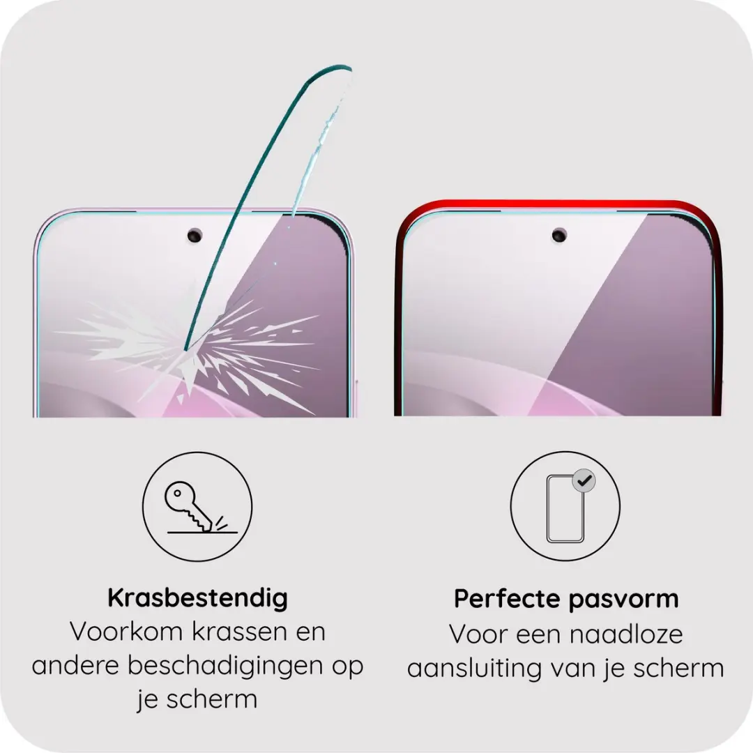 Just in Case Screenprotector Xiaomi 17T Pro - Gehard Glas - afbeelding 6 van 6