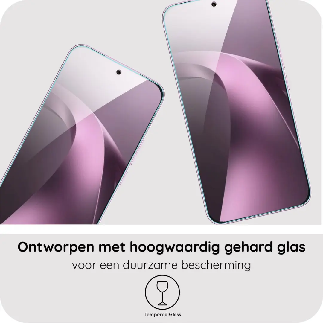 Just in Case Screenprotector Xiaomi 17T Pro - Gehard Glas