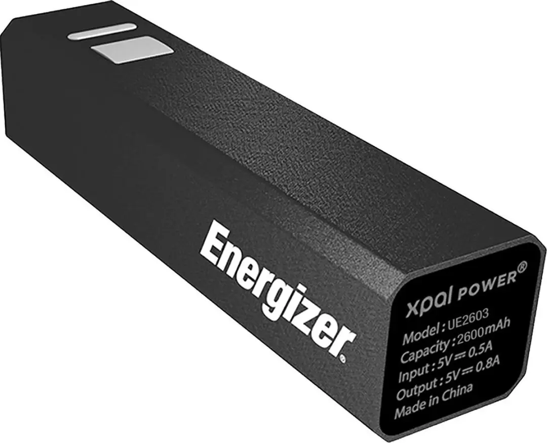 Energizer Powerbank 2600mAh - Zwart