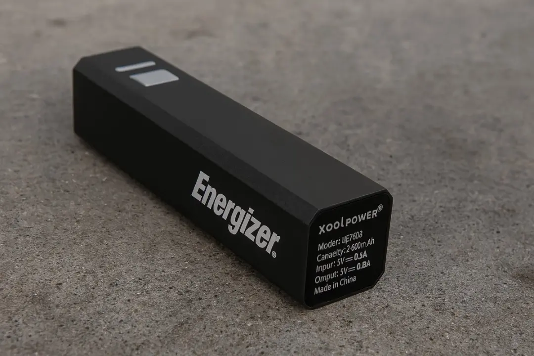 Energizer Powerbank 2600mAh - Zwart - afbeelding 6 van 6