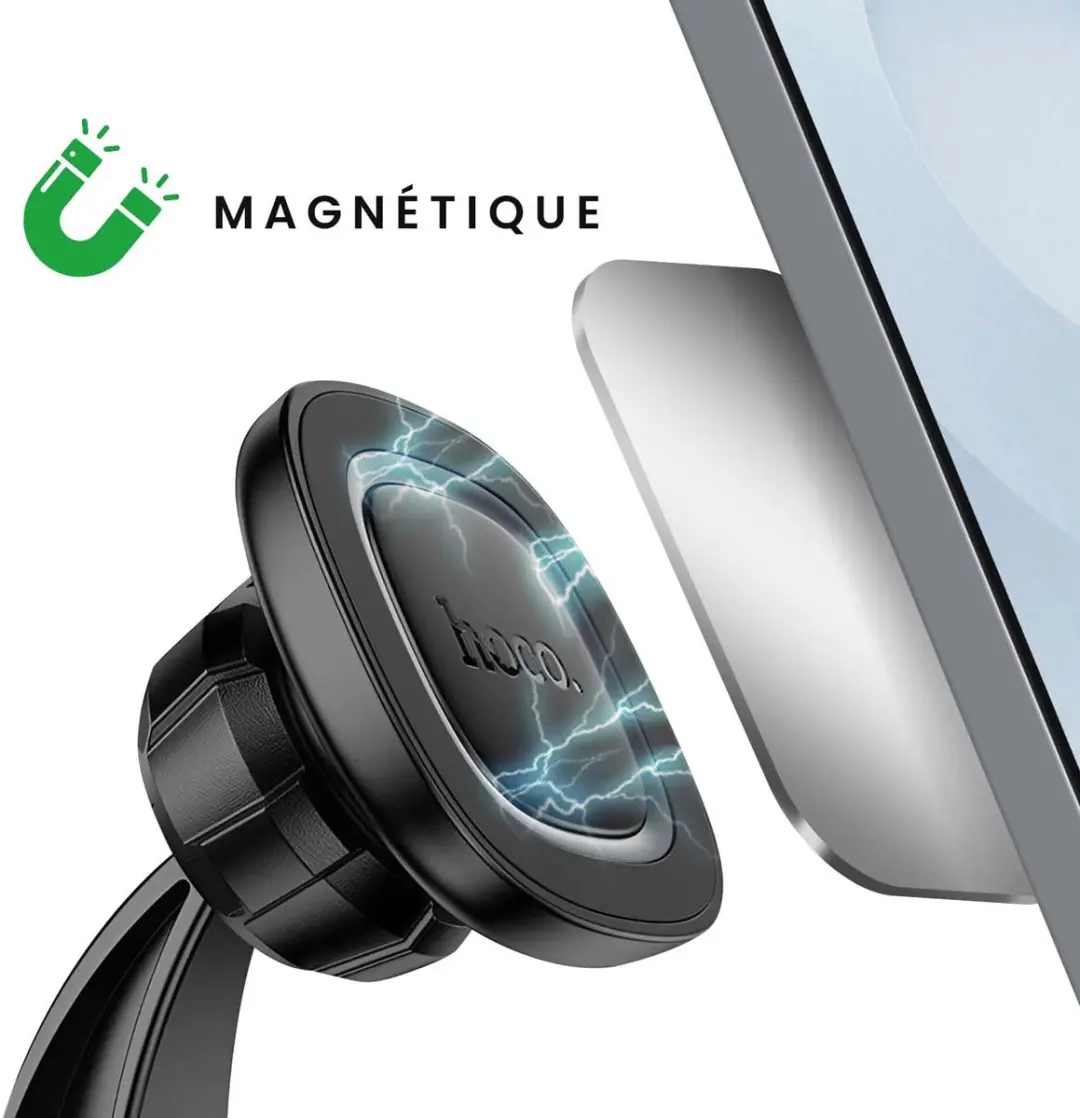 Hoco H73 Magnetische Auto Telefoonhouder 360° - Zwart