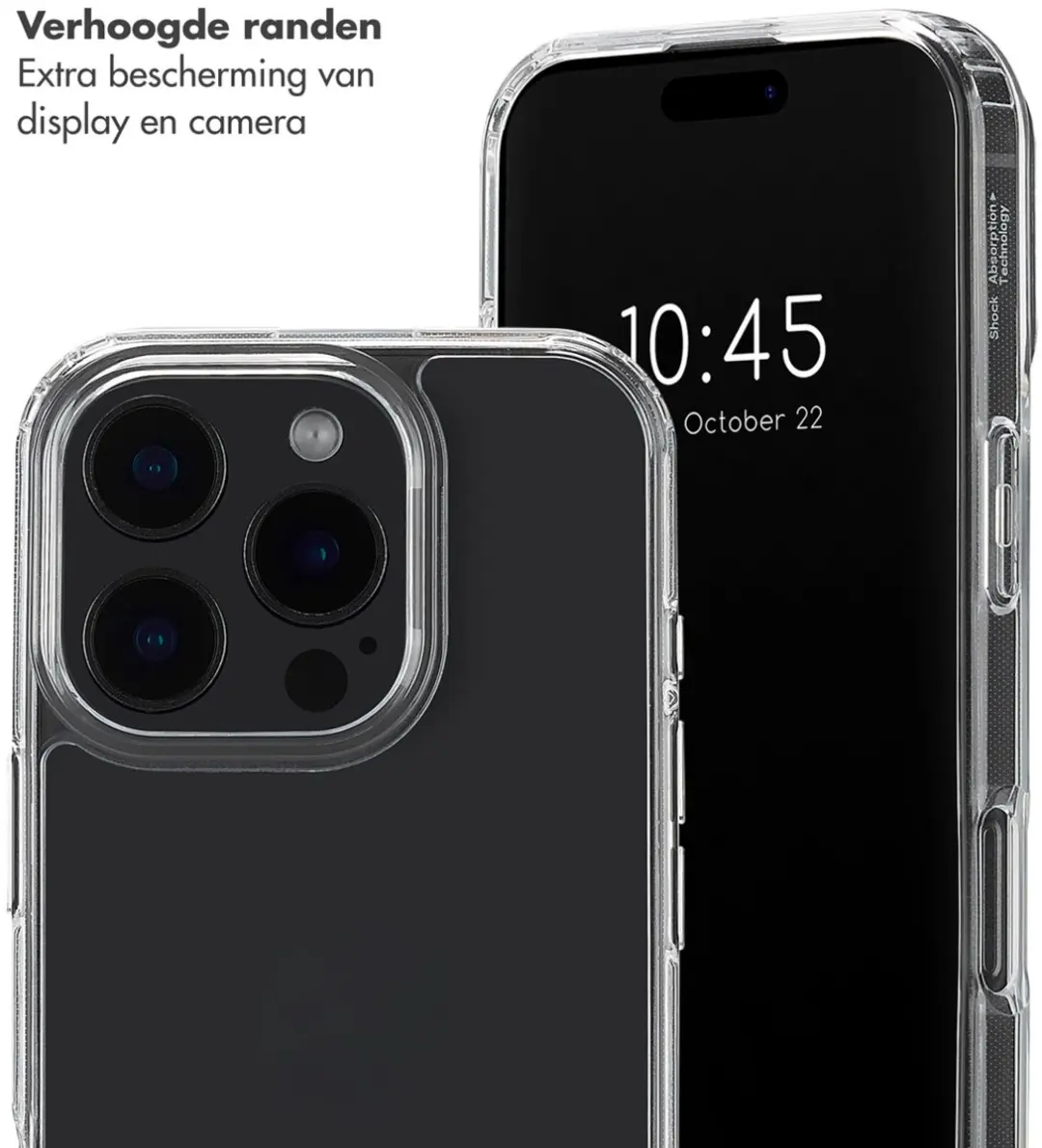 Selencia Transparant Hoesje iPhone 16 Pro Mint Green