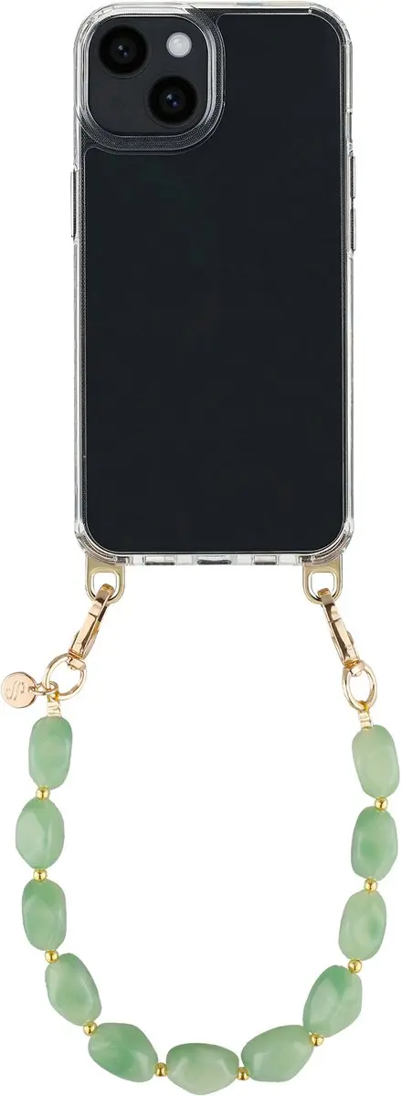 Selencia Transparant Hoesje iPhone 13 Mint Green