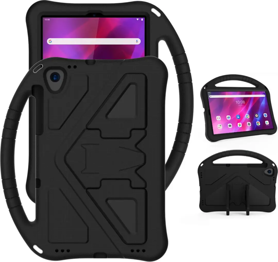 Just in Case Lenovo Tab M10 Plus Kids Case - Zwart