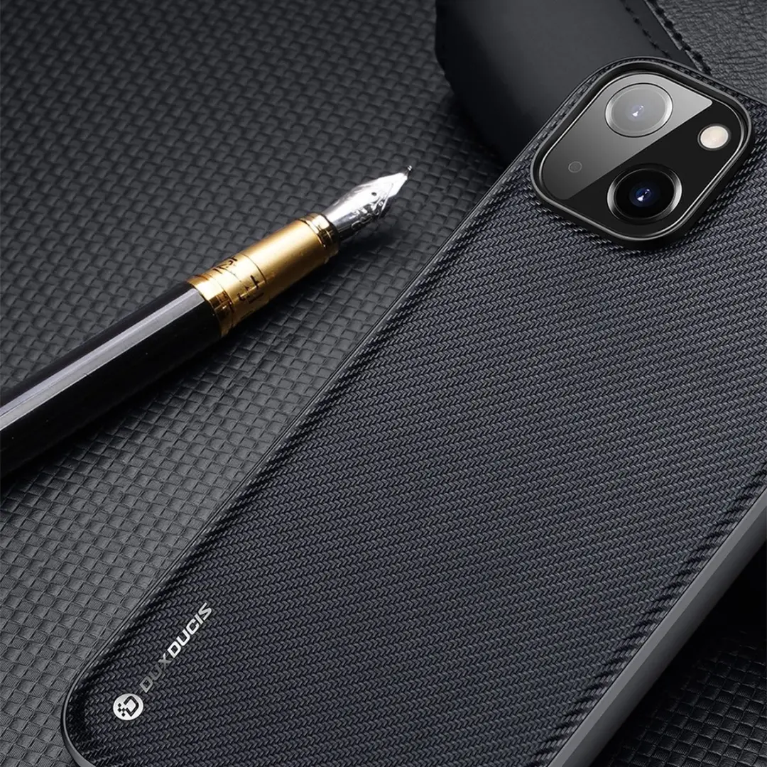 Dux Ducis Fino Series FINO-00252 Hoesje - iPhone 14 - Zwart - afbeelding 6 van 6