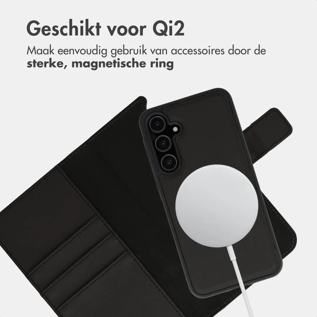 Imoshion Bookcase Hoesje Samsung Galaxy A55 - 3 Pasjes - Zwart