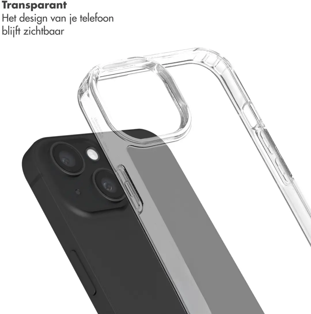 Selencia Transparant Hoesje iPhone 11 - Mint Groen - afbeelding 6 van 6