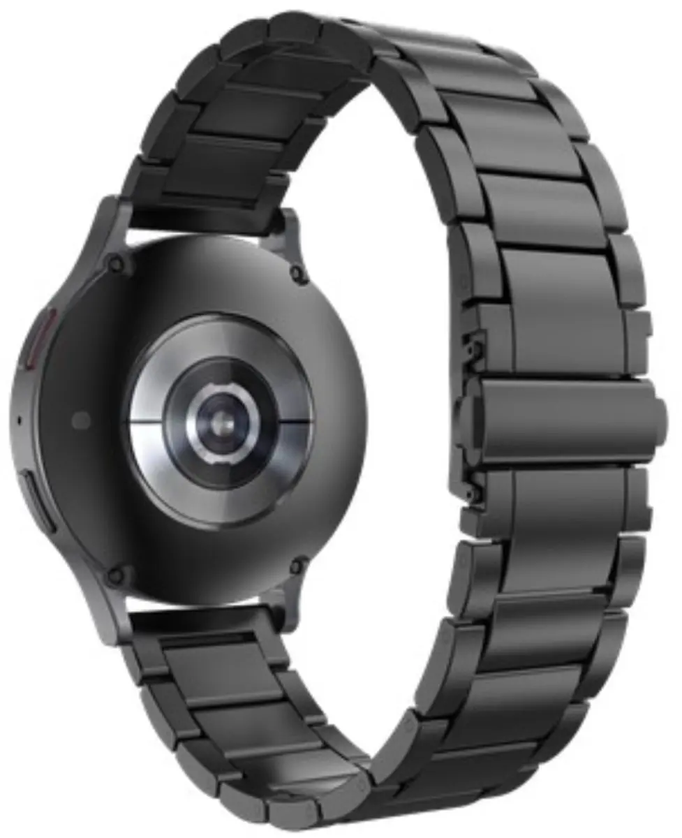 Just in Case Horlogebandje Titanium - Samsung Galaxy Watch - Zwart