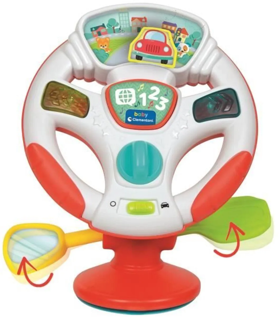 Clementoni Activity Wheel Speelgoed Stuur - Multicolor